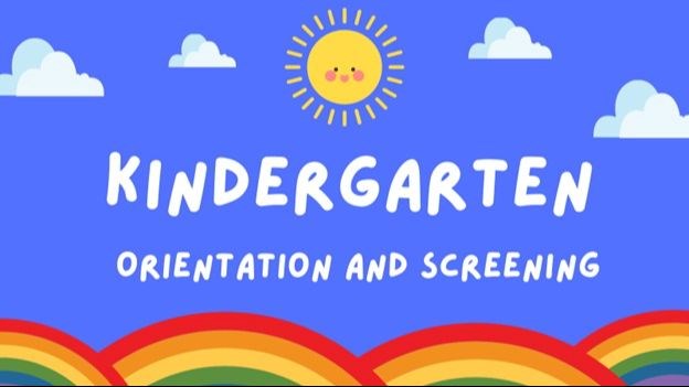 Hatherly Kindergarten Orientation & Screening 2025-2026