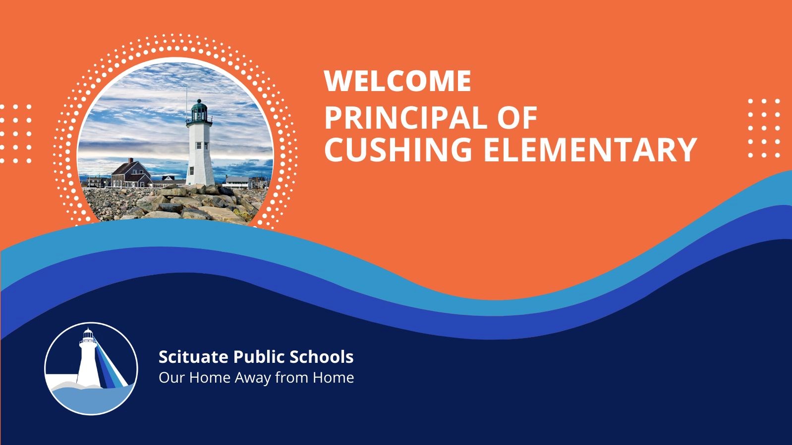 Welcome New Cushing Elementary School Principal
