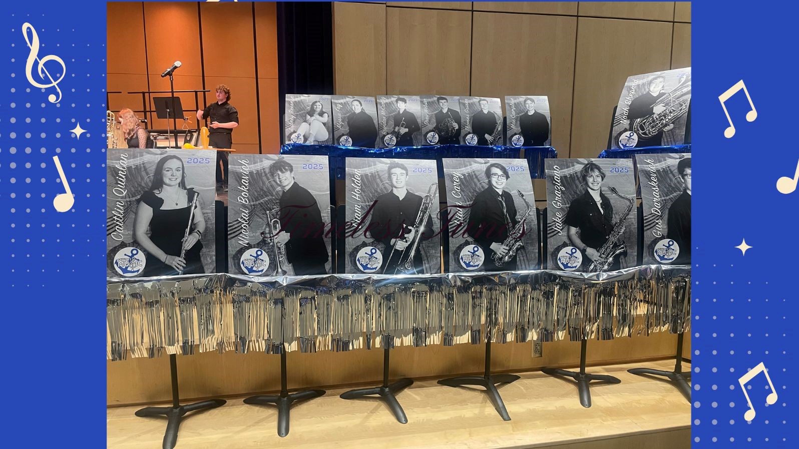 Scituate High School's Pops Concert celebrated 27 seniors in their final indoor performance, honoring their talent and contributions.