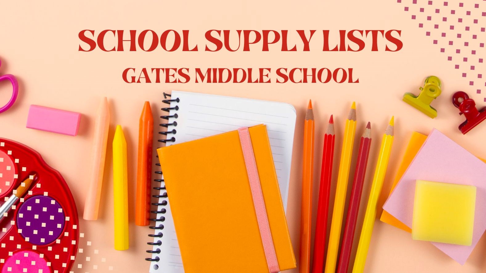 School Supply Lists 2024-2025