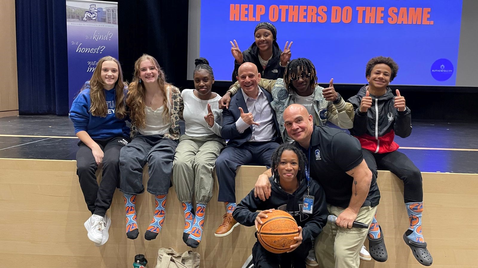 Aaron Polansky visits SHS