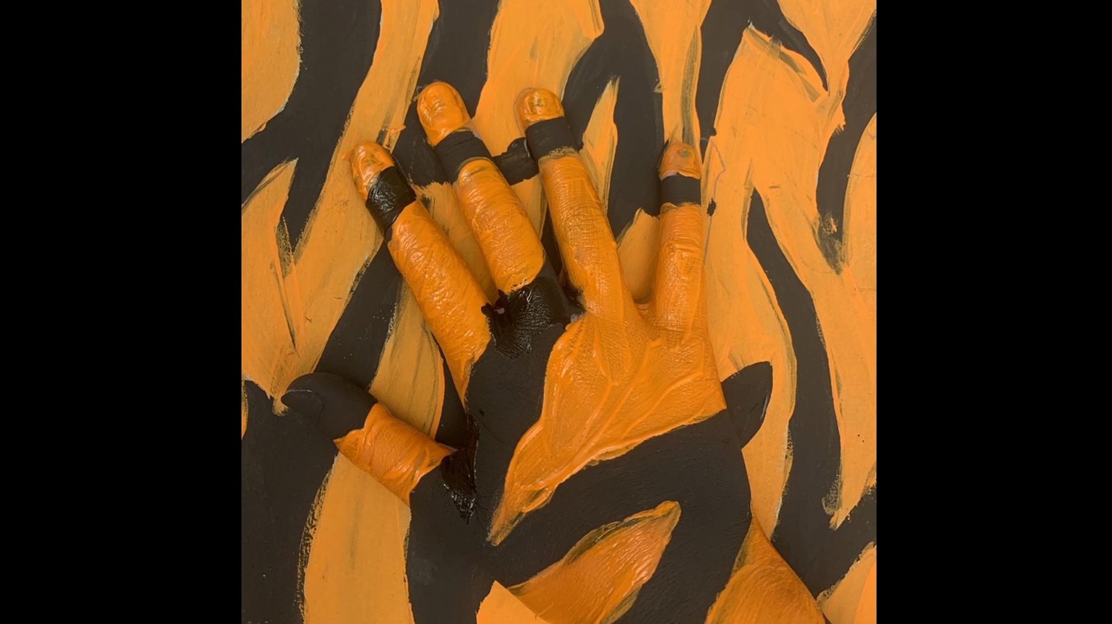 Camouflaged hand